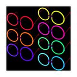 Glow Stick Yuvarlak Parti Gözlüğü 6 Adet