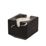 Glow Toro Cam Siyah Mermer Mumluk