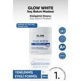 Glow White Glow Whıte Keratin Saç Botoksu – Argan, Keratin ve Ipek Proteinli Yoğun Bakım Maskesi (300 Ml)