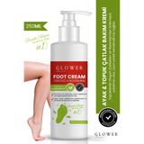 GLOWER SKİN CARE Ayak Bakım Kremi ,Ayak Topuk çatlak Önleyici Etkili Krem 250 Ml