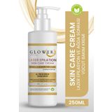 GLOWER SKİN CARE Lazer Epilasyon Ve Ağda Sonrası Leke Önleyici Tahriş Azaltıcı Bakım Kremi 250ML