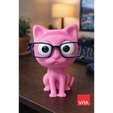 glowify prime glowify prime SEVİMLİ PEMBE KEDİ Gözlük Standı Dekoratif Gözlük Tutucu Masaüstü Gözlük Standı Hediye Organizer