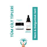 Glowmolecules 2'li Nem & Dolgunluk Seti - Hyaluronic Asit Serum & Nemlendirici Krem