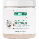 GLOWON EL, AYAK VE VÜCUT PEELING TROPİKAL HİNDİSTAN CEVİZİ ESİNTİSİ