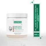 Glowon El, Ayak ve Vücut Peelingi Tropikal Hindistan Cevizi Esintisi 300 ml Arındırıcı Etki Tüm Cilt Tipleri İçin