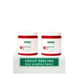 GLOWON Nemlendirici, Arındırıcı, Yumuşatıcı El, Ayak Ve Vücut Peelingi 2’li Avantajlı Set