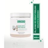 GLOWON Tropikal Hindistan Cevizi Yağlı Bitkilse El, Ayak Ve Vücut Peelingi 300 ml