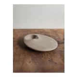 Glowry Home Krem El Yapımı Taş Tozu Tütsülük – Minimal Palo Santo Tabağı