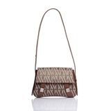GLOWS Vega Tiramisu Kadın Deri Kahverengi Omuz Çantası