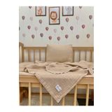 GLOYDEN Park Yatak Bebek Müslin Nevresim Takımı Bej 70x110