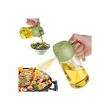 GLRHOME Çift fonksiyonlu cam sprey yağdanlık 450ml cam zeytin yağı sıvı yağ şişesi airfryer sprey yağdanlık