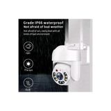 GLRTech Wi-fi Ptz Iç Ve Dış Mekan 360 Derece Çift Antenli 1080p 3 mp Speed Dome Ip Akıllı Güvenlik Kamerası