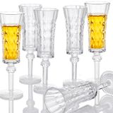 Glsairy Kokulu Cordial Bardaklar, Kristal Fantezi Shot Bardakları - 6'lı Set | Limoncello Bardakları | Sherry | Likör 45 ml