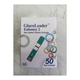 gluco leader 100 Adet GlucoLeader Enhance 2 Kan Şekeri Ölçüm Çubukları Strip