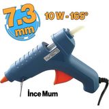 Glue Gun Elektrikli 165° C Küçük Sıcak Mum Silikon Tabancası 7.3 mm Ince Mum Çubuğu Tutkal Isı 10 W 1 Adet
