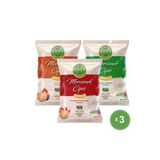 Glutensiz Fabrika 3x60 gr Karma Paket Mercimek Cipsi