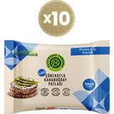 Glutensiz Fabrika Çörekotlu Karabuğday Patlağı 24 gr x 10 Paket Doğal Atıştırmalık