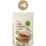 Glutensiz Fabrika Karabuğday Patlağı Sade 100 g x 6 Paket (Glütensiz & Vegan) - 600 gr