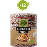 Glutensiz Fabrika Karabuğday Patlağı Sade 88 g x 12 Paket (Glütensiz & Vegan) - 1 kg