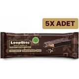 Glutensiz Fabrika Loopbite Bitter Çikolata Kaplamalı Karabuğday Patlağı x 5 Paket (Glütensiz & Vegan) - 5 Adet