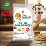 Glutensiz Keten Tohumu Unu 500 G