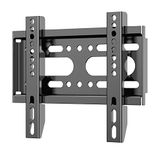 GLWIXY 14-42 inç TV'ler için sabit TV Duvar Montajı, Monitör Montaj Braketi 19 24 28 32 35 39 40 inç VESA 200x200mm 55LB Maksimum Yük Düşük Profil Braketi