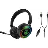 Gm-019 Akz 3D Oyuncu Kulaklığı Kablolu Işıklı Stereo Rgb Usb Işıklı Kablolu Oyuncu Prof Gamer