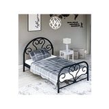 GM 118 BABY TEK KİŞİLİK METAL KARYOLA 90X190 SİYAH