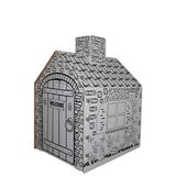 GM Çocuk Karton Boyama Evi (Beyaz)