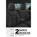 Gm Design Jet Deri Ön 2 Koltuk Oto Koltuk Kılıfı (Doblo Van-Panelvan 1+1-Fiorino-Combo) - Siyah