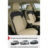 GM-DESIGN Mocha Taytüyü Oto Koltuk Kılıfı (Fiat Egea-Linea-Punto-Albea-Marea-Tipo-Uno Uyumlu)
