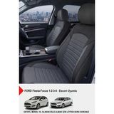 Gm Design Mocha Taytüyü Oto Koltuk Kılıfı (Ford Focus-Fiesta-Escort Uyumlu) - Füme