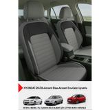 GM-DESIGN Mocha Taytüyü Oto Koltuk Kılıfı (HYUNDAİ i20-i30-Accent Blue-Era-Getz Uyumlu)