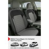 GM-DESIGN Mocha Taytüyü Oto Koltuk Kılıfı (RENAULT FLUENCE-MEGAN 1-2-3-CLİO-SYMBOL-TALİANT-TOROS UYUMLU)