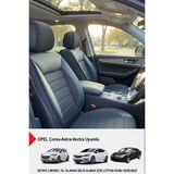 Gm Design Speed Serisi Pike Kumaş Oto Koltuk Kılıfı - (Opel Corsa-Astra-Vectra Uyumlu) - Siyah