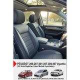 GM-DESIGN Speed Serisi Pike Kumaş Oto Koltuk Kılıfı - (PEUGEOT 206-207-208-306-307-407- Uyumlu)