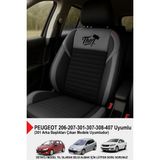 Gm Design Thor Tay Tüyü Oto Koltuk Kılıfı (Peugeot 206-207-208-306-307-407- Uyumlu) - Füme