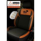 Gm Design Thor Tay Tüyü Oto Koltuk Kılıfı (Peugeot 206-207-208-306-307-407- Uyumlu) - Taba