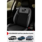 Gm Design Thor Tay Tüyü Oto Koltuk Kılıfı (Volkswagen Bora-Golf-Jetta-Polo Uyumlu) - Füme