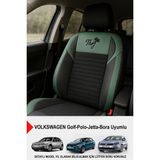 Gm Design Thor Tay Tüyü Oto Koltuk Kılıfı (Volkswagen Bora-Golf-Jetta-Polo Uyumlu) - Yeşil