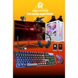 GM Game Master Full Sistem Set Hydra RX580 Ryzen 5 5500 Cpu 16GB Ram 512GB Nvme M.2 RX580 8gb 27" 165hz Monitör Beyaz Gaming Pc - 27 inç