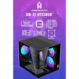 GM Game Master Gm-X1 Intel I5-11400F 16GB Ram 512GB M.2 RTX3050 6gb 96 Bit Rgb Mini Akvaryum Siyah Gaming Kasa - Yok