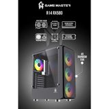 GM Game Master R14 Rx 580 8gb R5 5500 Atx Hazır Gaming Pc 16GB Ram 512GB M2 SSD Oyuncu Siyah Kasa - Monitör Yok