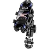 Gm3 Gidona Bağlanan Motosiklet Telefon Tutucu Bisiklet /elektrikli Scooter Uyumlu 360° Yatay Dikey Kullanım