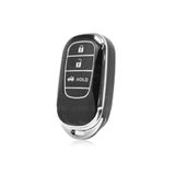 GMA KEYS Honda Yeni Fe1 Civic Crv Hrv Accord Smart Nano Anahtar Kılıfı Siyah Gümüş Renk