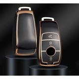 Gma Keys Lüx Mercedes Fbs4 Tip Siyah Slikon Anahtar Kılıf Kumanda Kabı Kılıfı Oto Anahtarlık