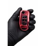 GMA KEYS Megane 4 Clio 5 Captur Taliant Express 3 Buton Nano Anahtar Kılıfı Pembe Siyah Renk