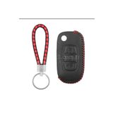 GMA KEYS Megane 4 Joy - Clio 5 Captur Ve Koleos 3 Buton Sustalı Deri Anahtar Koruma Kılıfı