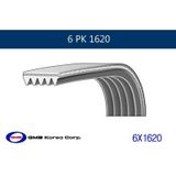 GMB GPK 6PK1620 Kanallı Kayış