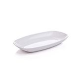 GMB K-47 Nazen Termoset Kırılmaz 34 cm Oval Kayık Tabak + GMB Nazen Termoset Kırılmaz 32 cm Oval Kayık Tabak